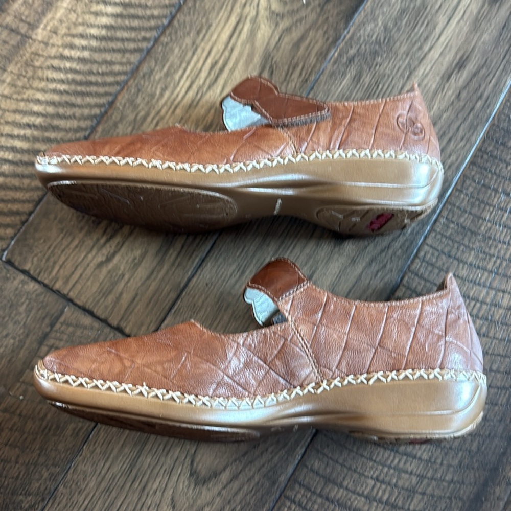 Rieker Brown Quilted Flats - Picture 3 of 8